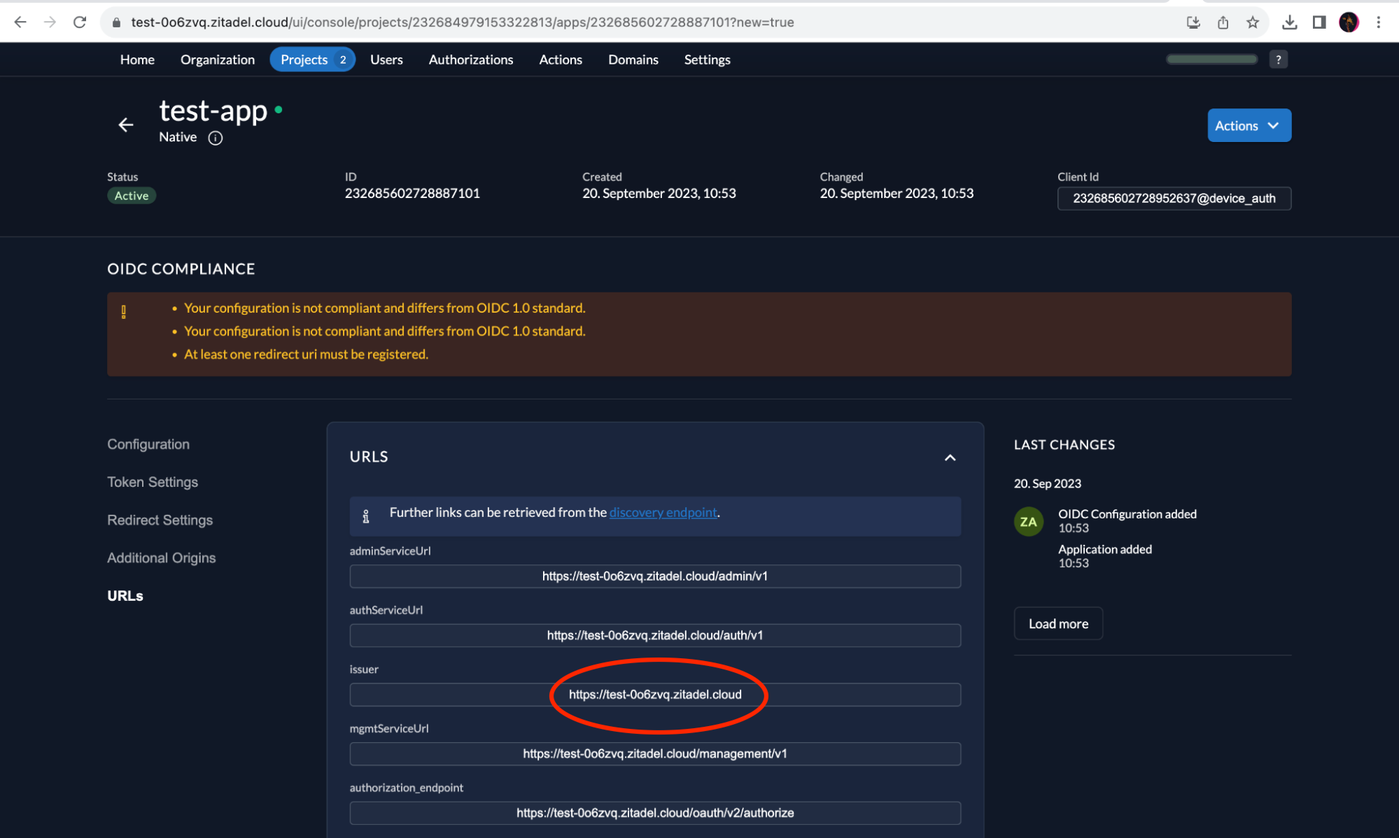 Device Authorization Flow in ZITADEL